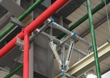 田家庵该抗震支架的整体式支吊架结构协调性好